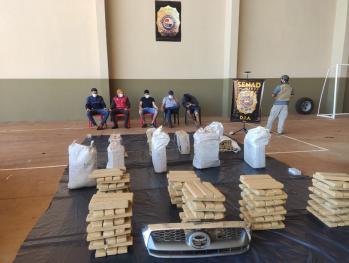 Operación GREDOS arrojó 5 detenidos y casi 500 kilos de droga incautada